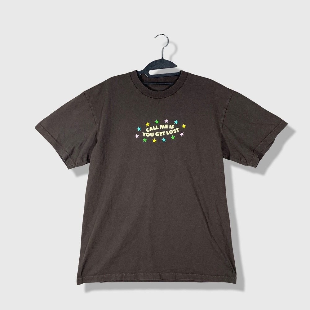 Golf Wang Call Me If You Get Lost Shirt Men M Brown Streetwear Tyler the Creator